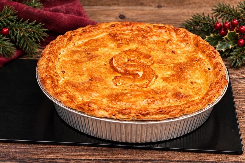 Round Family Steak Pie